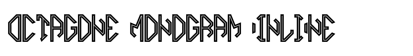 Octagone Monogram Inline